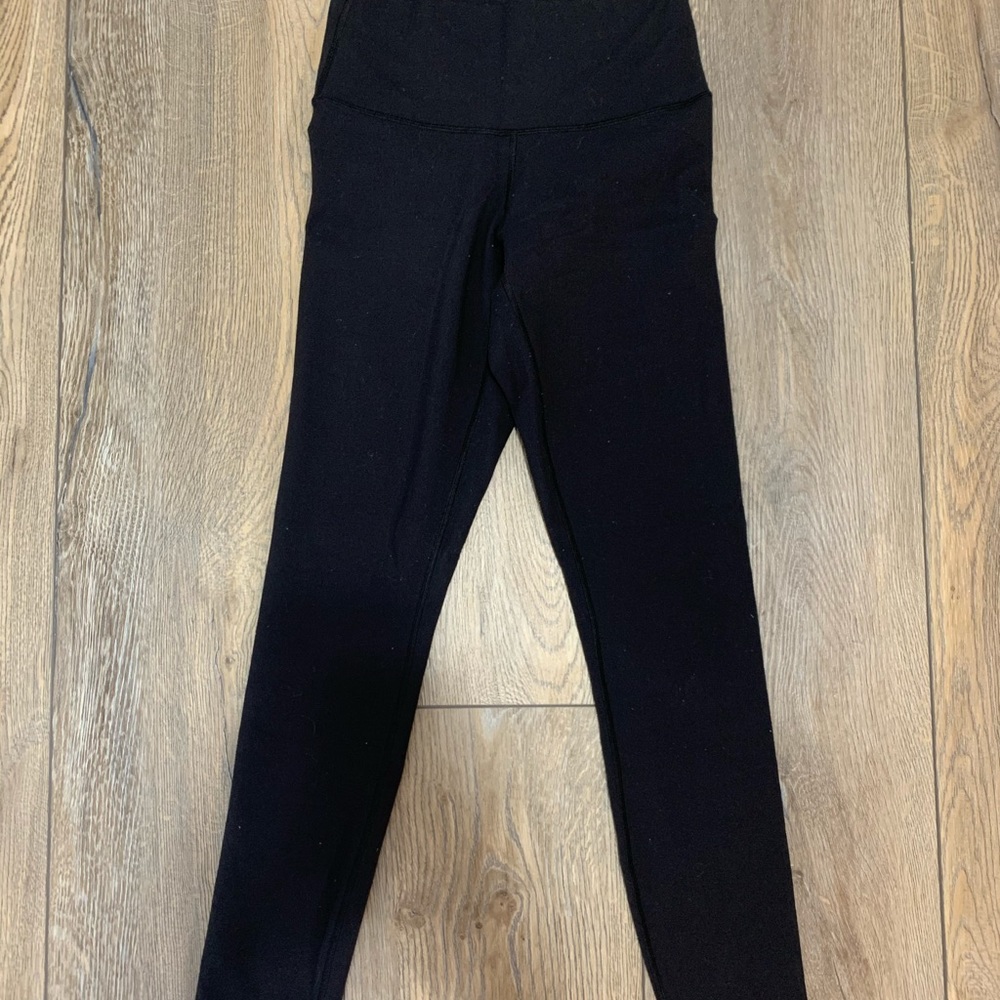 Lululemon Wonder Under - Black - Size 4 - image 3
